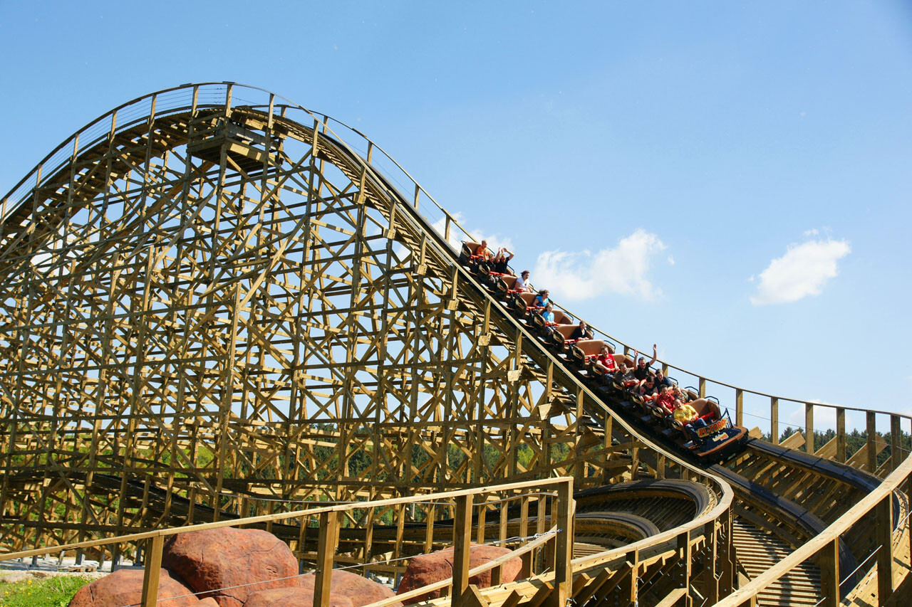 Dřevěn&eacute; Coaster &bdquo;El Toro&ldquo;