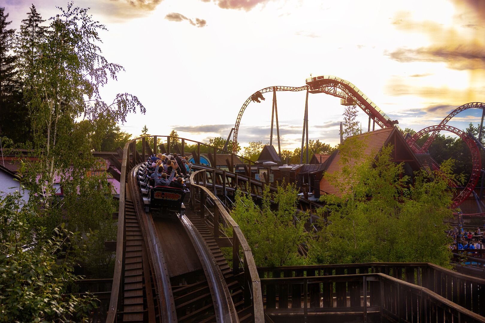 Dřevěn&eacute; Coaster &bdquo;El Toro&ldquo;
