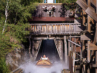 Wildwasserbahn mit Geisterbahn