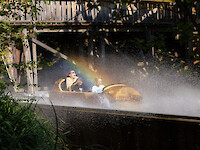 Wildwasserbahn mit Geisterbahn